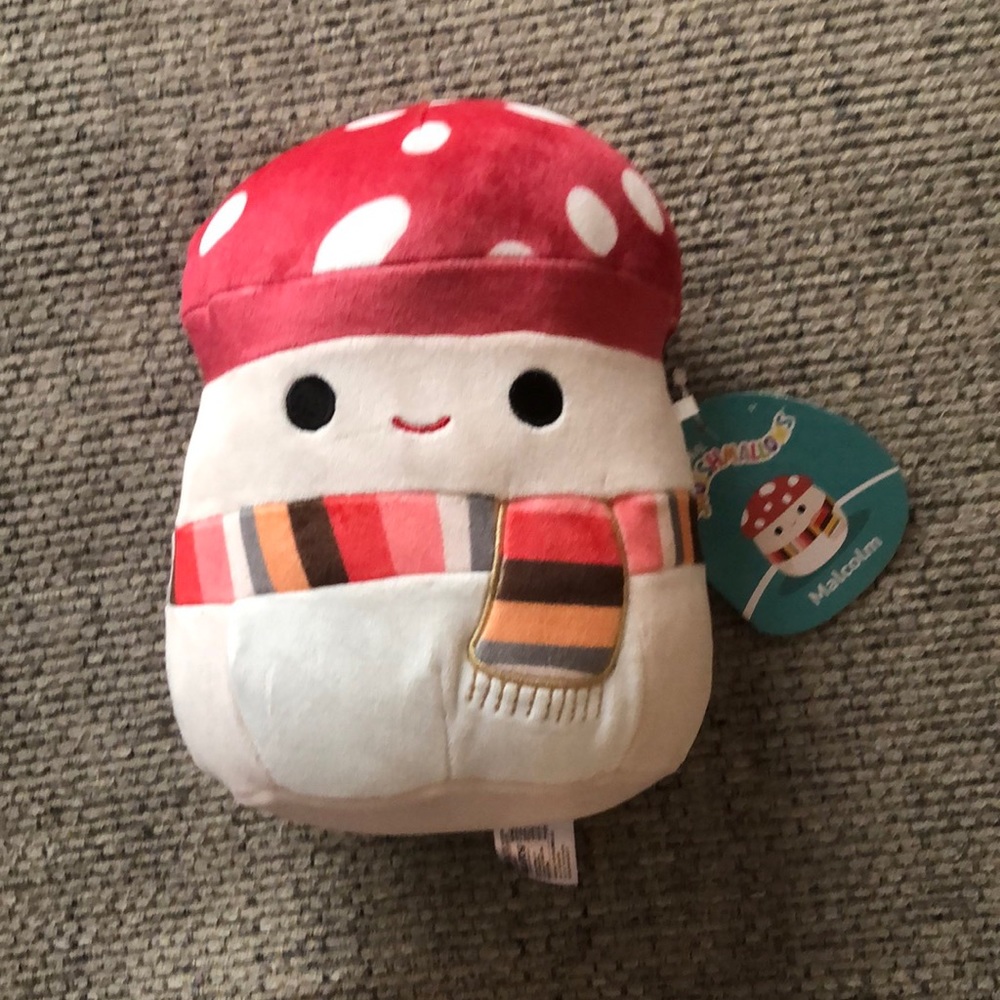 Malcolm the Mushroom Squishmallow NWOT